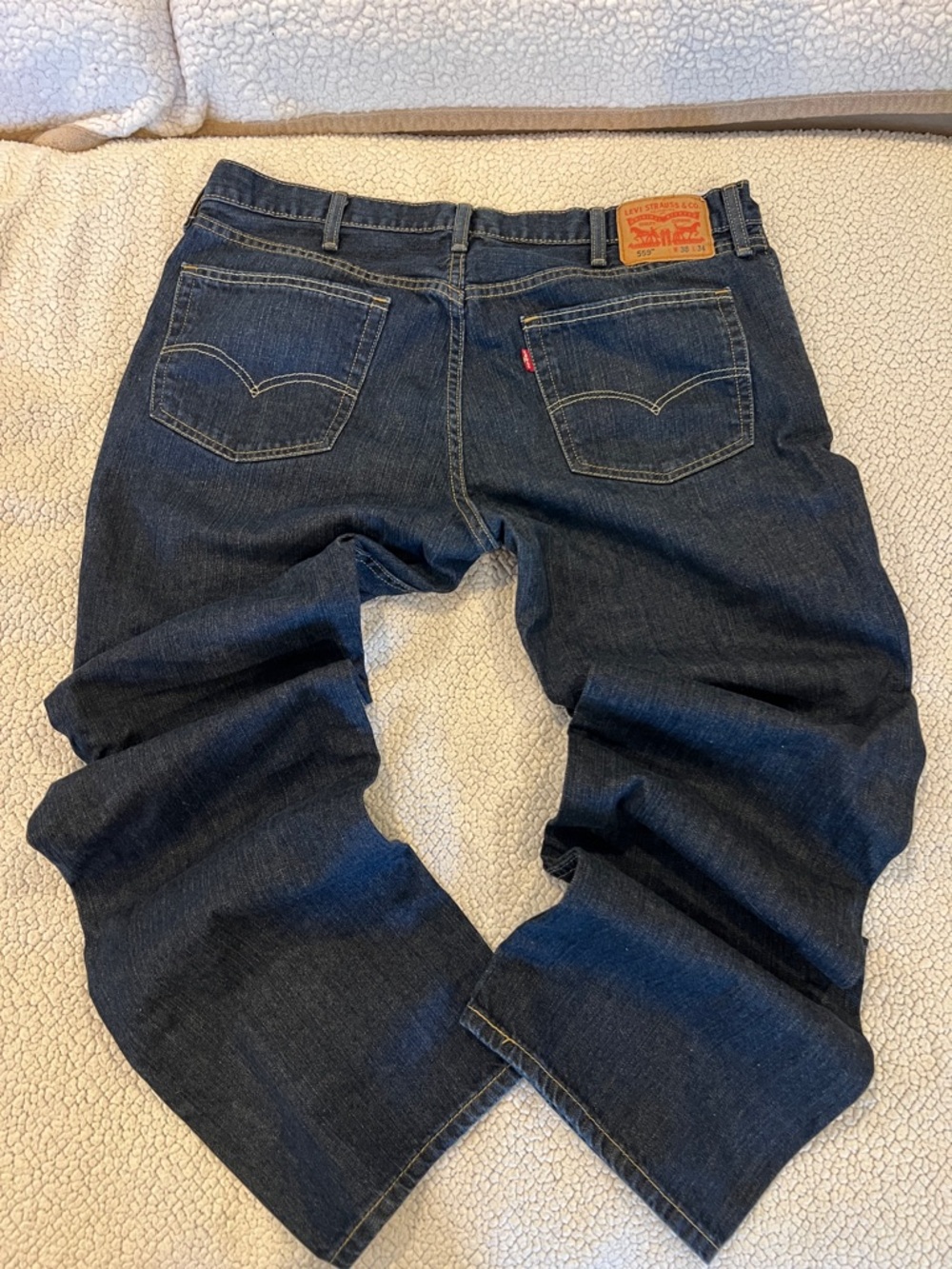 Levi's 559 Men's Dark Blue Straight-Leg Denim Jeans